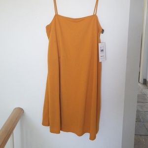 Mustard yellow dress